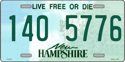 NH license plate 1405776