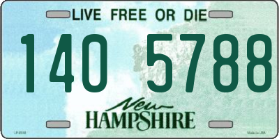 NH license plate 1405788