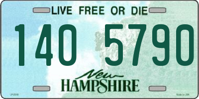 NH license plate 1405790