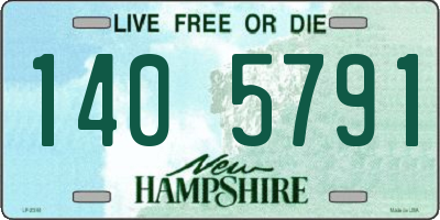 NH license plate 1405791
