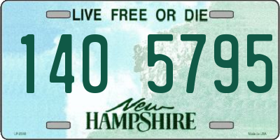 NH license plate 1405795