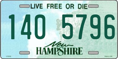 NH license plate 1405796