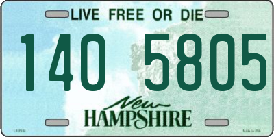 NH license plate 1405805