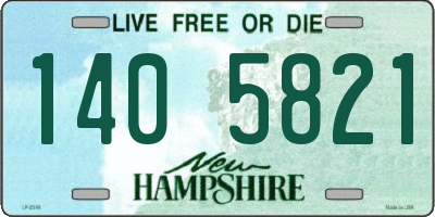 NH license plate 1405821