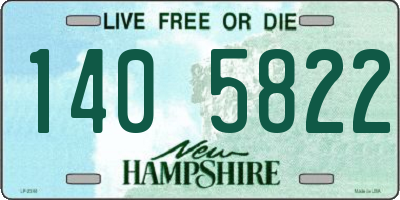 NH license plate 1405822