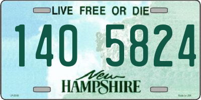 NH license plate 1405824