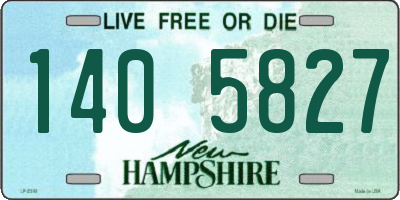 NH license plate 1405827