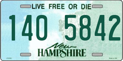 NH license plate 1405842