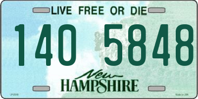 NH license plate 1405848