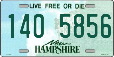 NH license plate 1405856
