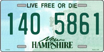 NH license plate 1405861