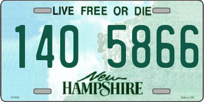 NH license plate 1405866