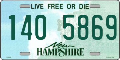 NH license plate 1405869