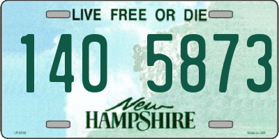 NH license plate 1405873
