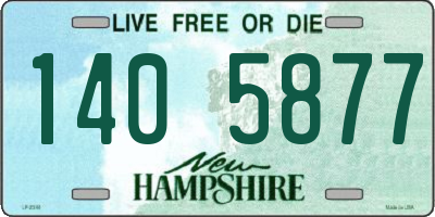 NH license plate 1405877