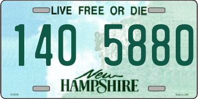 NH license plate 1405880
