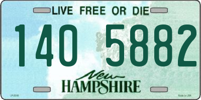 NH license plate 1405882