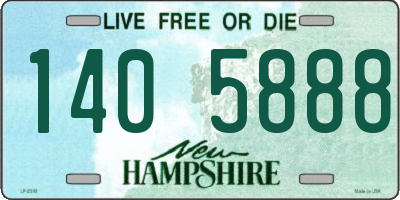 NH license plate 1405888