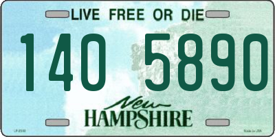 NH license plate 1405890