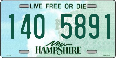 NH license plate 1405891
