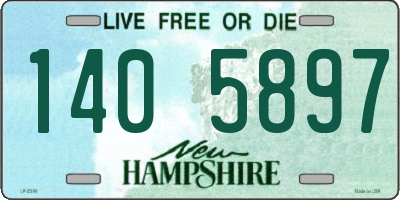NH license plate 1405897