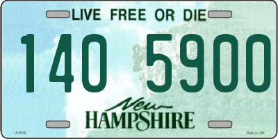 NH license plate 1405900
