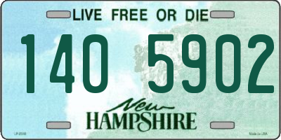 NH license plate 1405902