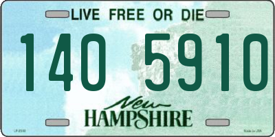 NH license plate 1405910
