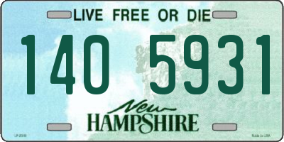 NH license plate 1405931