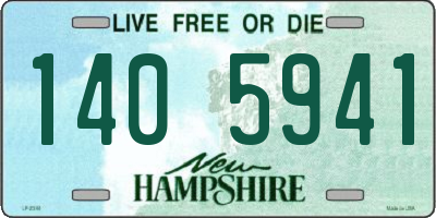 NH license plate 1405941
