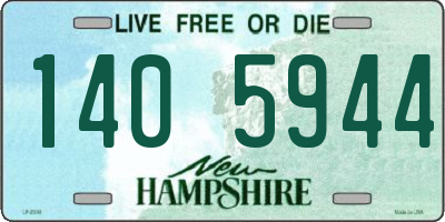 NH license plate 1405944