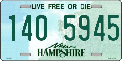 NH license plate 1405945