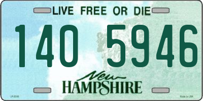 NH license plate 1405946