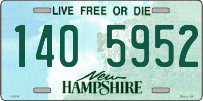NH license plate 1405952