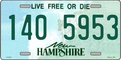 NH license plate 1405953