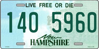 NH license plate 1405960