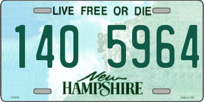 NH license plate 1405964