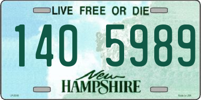 NH license plate 1405989