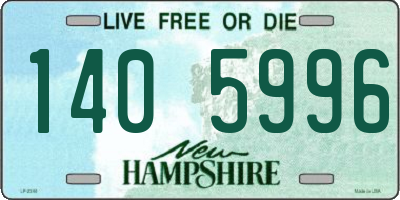 NH license plate 1405996