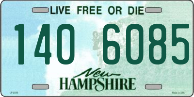 NH license plate 1406085