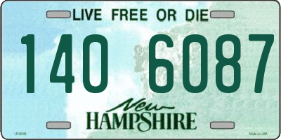 NH license plate 1406087