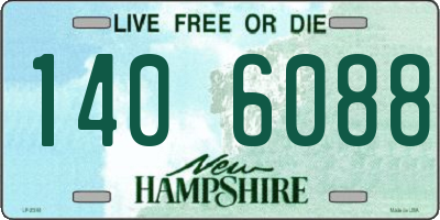 NH license plate 1406088