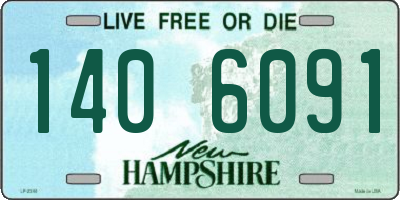 NH license plate 1406091