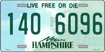 NH license plate 1406096