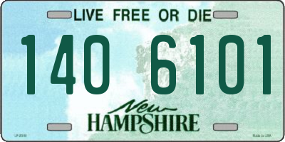 NH license plate 1406101