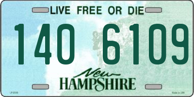 NH license plate 1406109