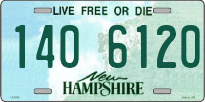 NH license plate 1406120