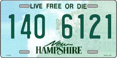 NH license plate 1406121