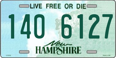 NH license plate 1406127