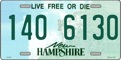 NH license plate 1406130
